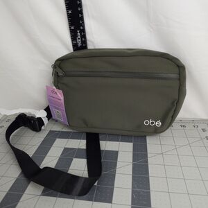Obe Olive Green Waist Pack Belt Bag Adjustable NWT